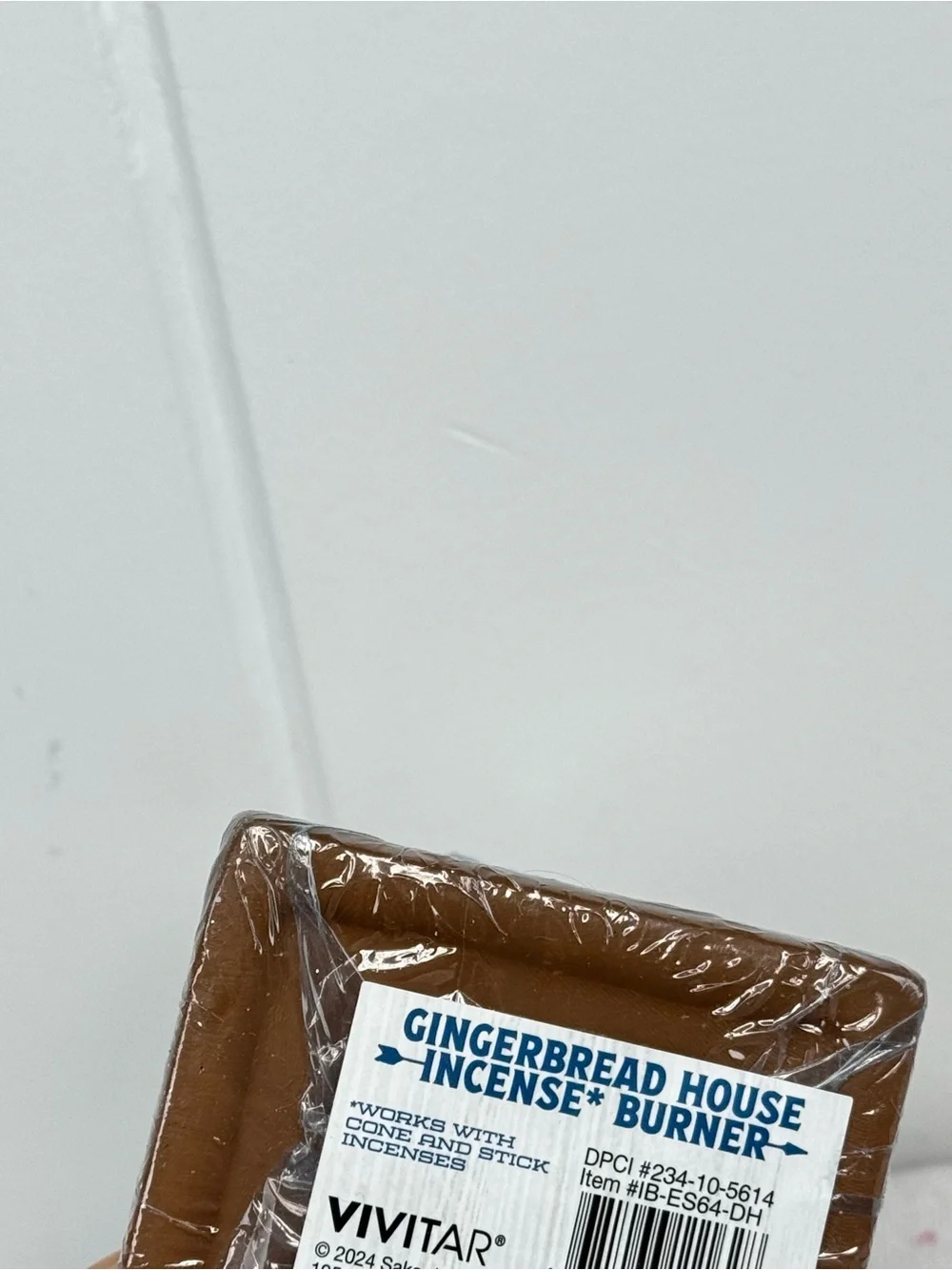 NEW Target Bullseye Playground Gingerbread House Incense Burner
